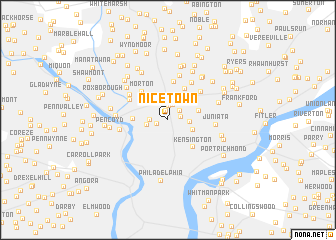 map of Nicetown