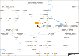map of Nicey