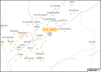 map of Nichāri