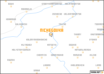 map of Nichegovka