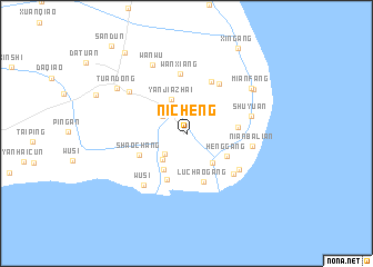 map of Nicheng