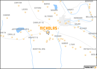 map of Nicholas