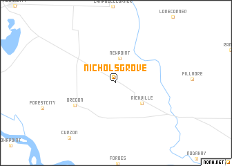map of Nichols Grove