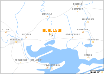map of Nicholson