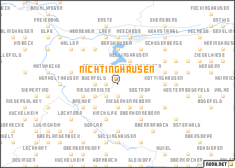 map of Nichtinghausen