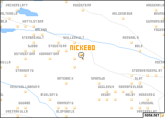 map of Nickebo