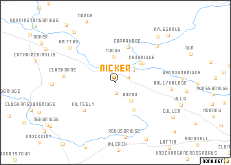 map of Nicker