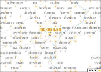 map of Nickweiler