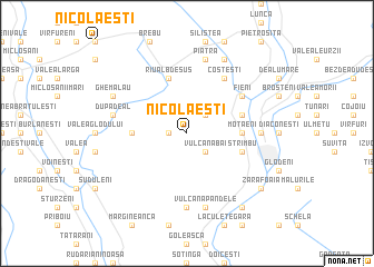 map of Nicolaeşti