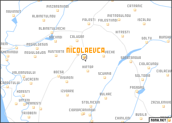 map of Nicolaevca