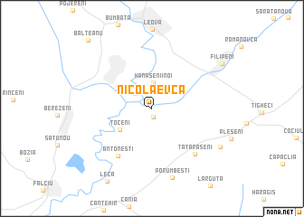 map of Nicolaevca