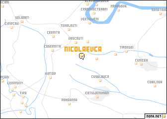 map of Nicolaevca