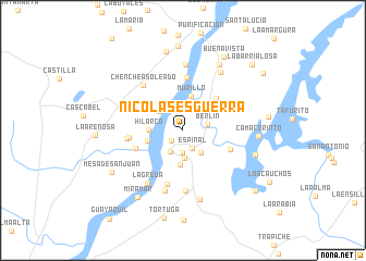 map of Nicolás Esguerra