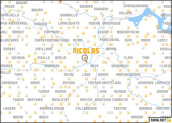 map of Nicolas