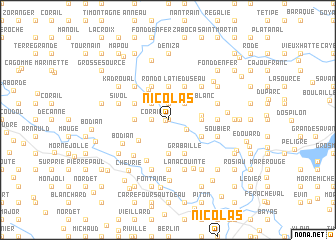 map of Nicolas