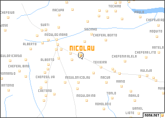 map of Nicolau