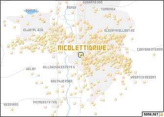map of Nicoletti Drive