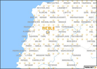 map of Nicole