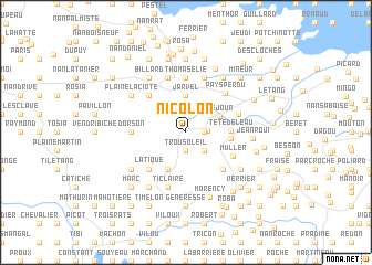 map of Nicolon