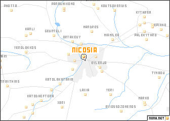 map of Nicosia