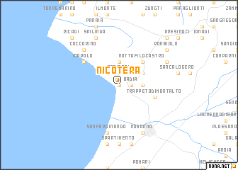 map of Nicotera