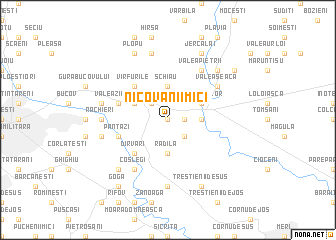 map of Nicovanii Mici