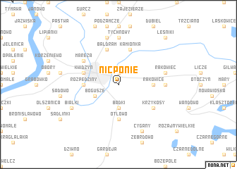 map of Nicponie