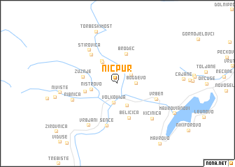 map of Ničpur