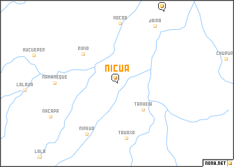 map of Nicua