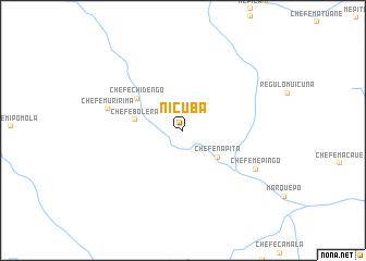 map of Nicuba