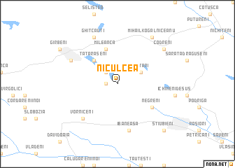 map of Niculcea