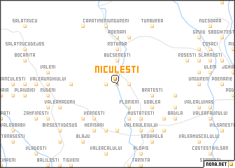 map of Niculeşti