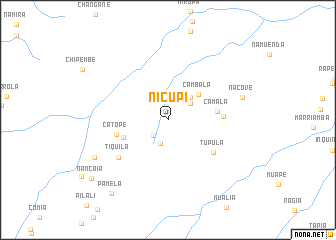 map of Nicupi