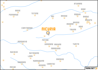 map of Nicuria