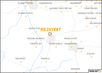 map of Niczkyrét