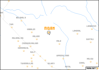 map of Nidam
