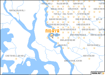 map of Nidaya