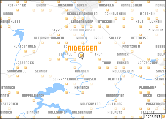 map of Nideggen