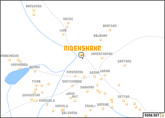 map of Nīdeh Shahr