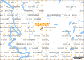 map of Nidhipur