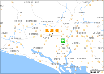 map of Nidonwin