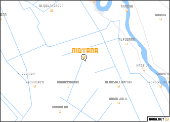 map of Nidyana