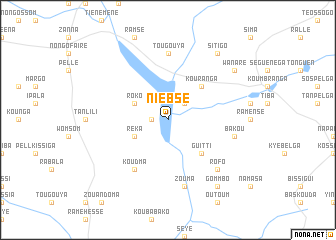 map of Nièbsé