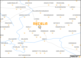 map of Niecielin