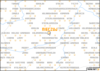 map of Nieczuj