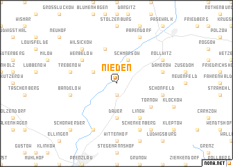 map of Nieden