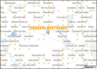 map of Niederalbertsdorf