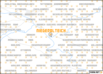 map of Niederalteich