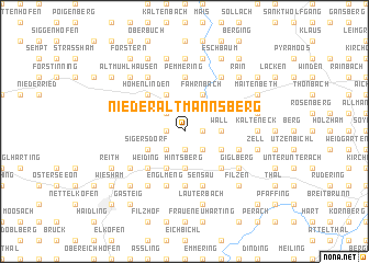 map of Niederaltmannsberg