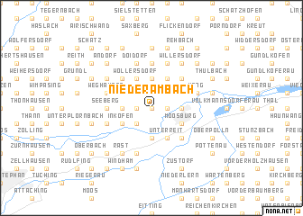 map of Niederambach